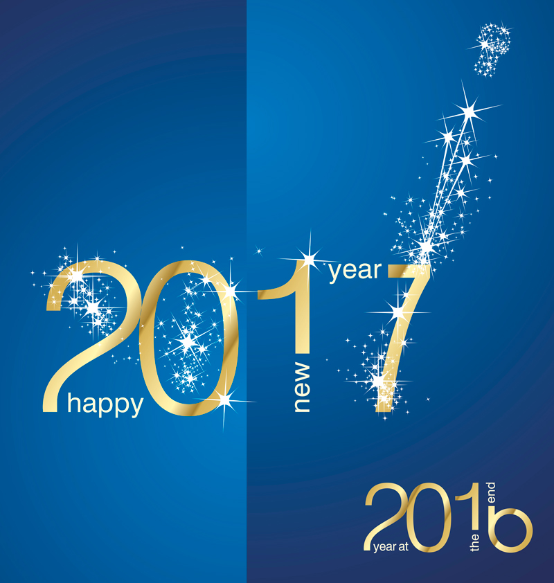 New-Year-2017-The-End-2016-gold-blue-vector